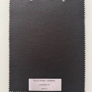 Coimbra Screen Tela Solar 1% Preto