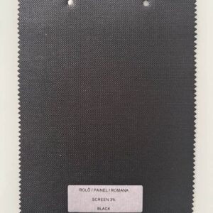 Coimbra Screen Tela Solar 3% Black